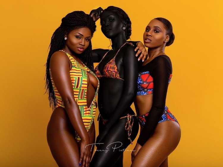 Королева тьмы - Ньяким Гатвех - модель из Южного Судана