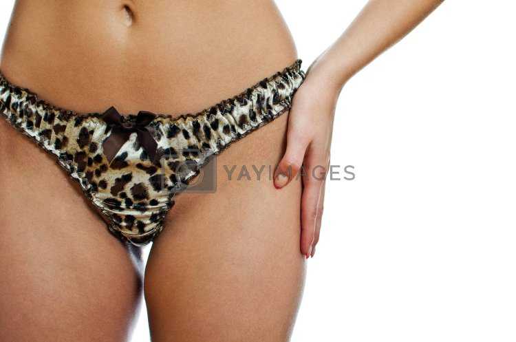 Леопардовые трусы баб