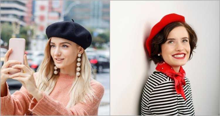 Красный берет француженки