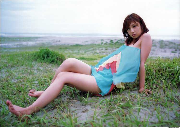 Японские девушки на пляже