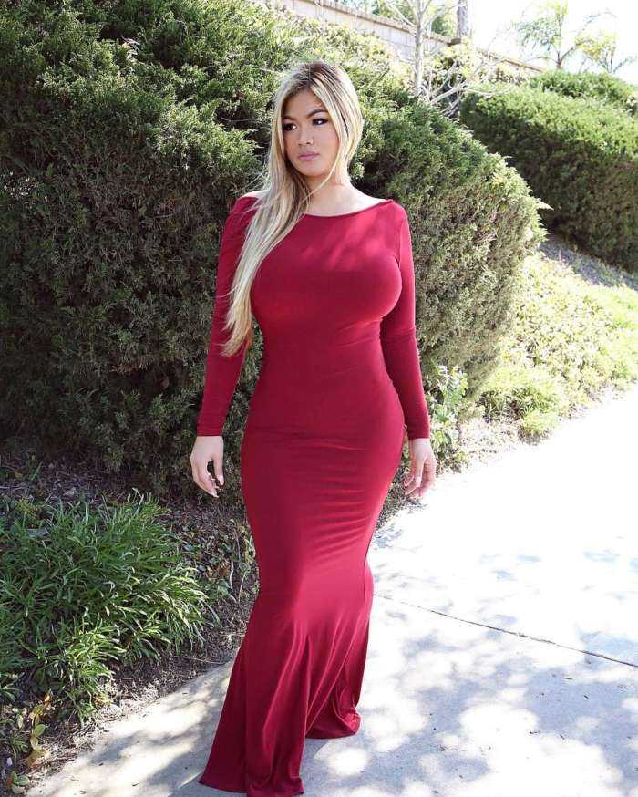 Девушки в платьях в обтяжку на фото