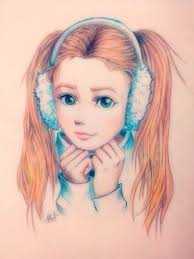 Картинки красивых нарисованных девушек на фото