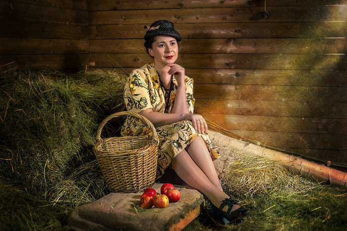 Красивые сельские девушки