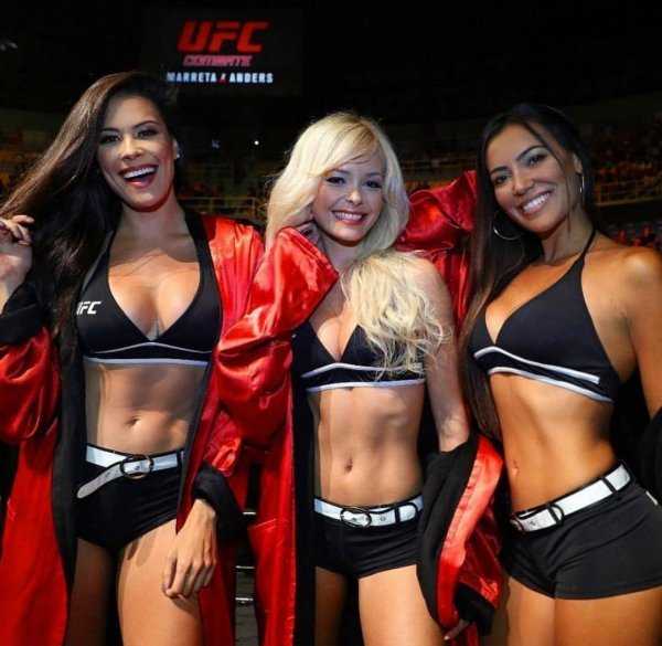 Девушки из Октагон-герлз UFC на фото