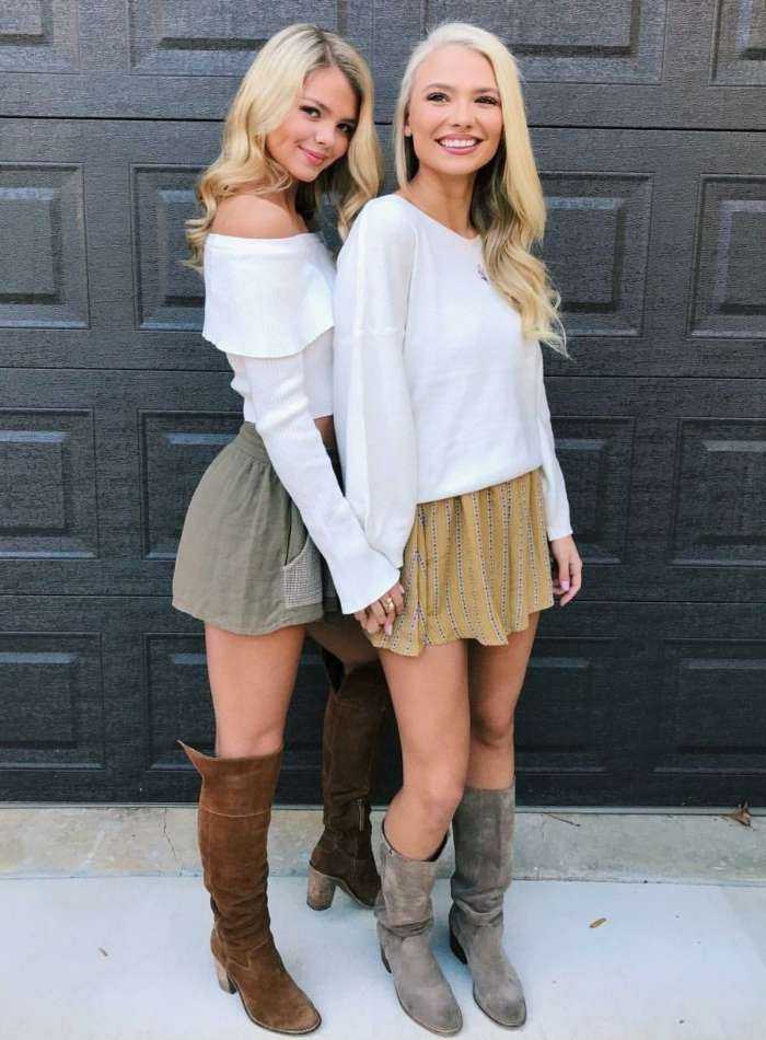 Девушки близняшки на фото