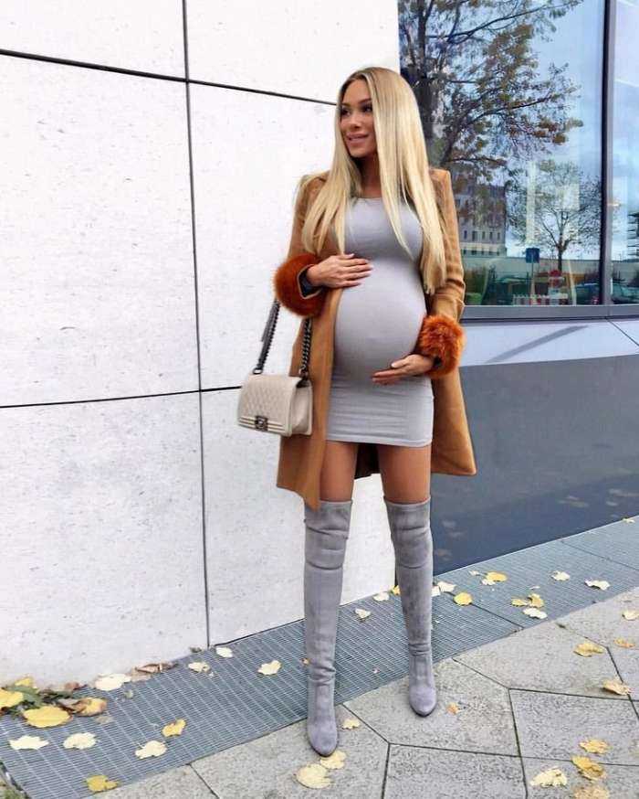 Беременные стильные девушки на фото
