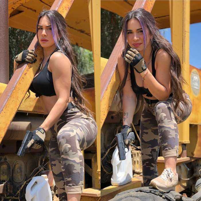 Девушки с оружием на фото