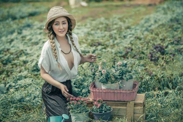 Красивые сельские девушки