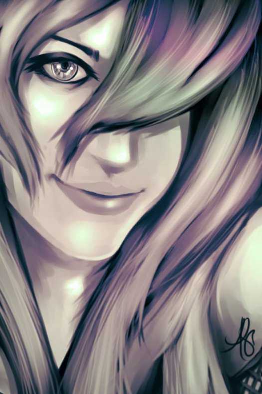 Картинки красивых нарисованных девушек на фото