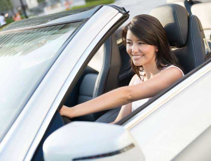 Женщины за рулем на фото