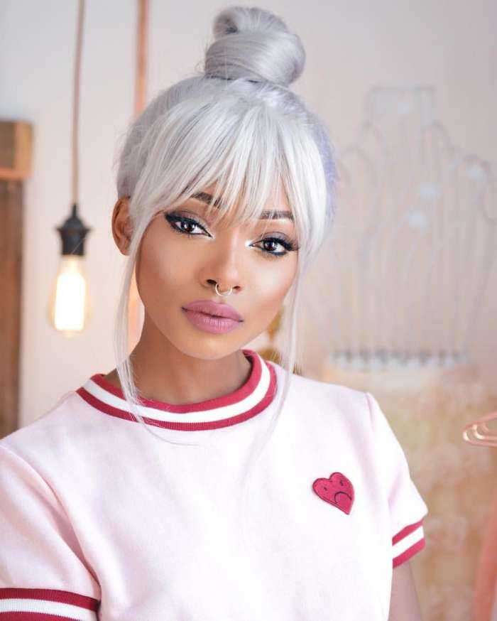 Блондинки с челкой на фото