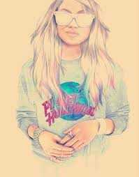 Картинки красивых нарисованных девушек на фото