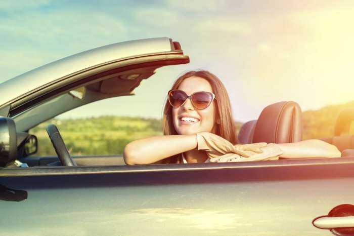 Женщины за рулем на фото