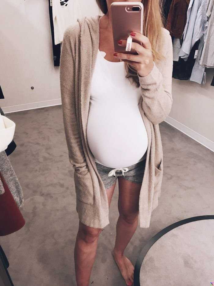 Беременные стильные девушки на фото