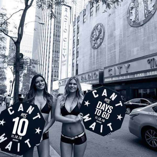 Девушки из Октагон-герлз UFC на фото