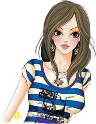 Картинки красивых нарисованных девушек на фото