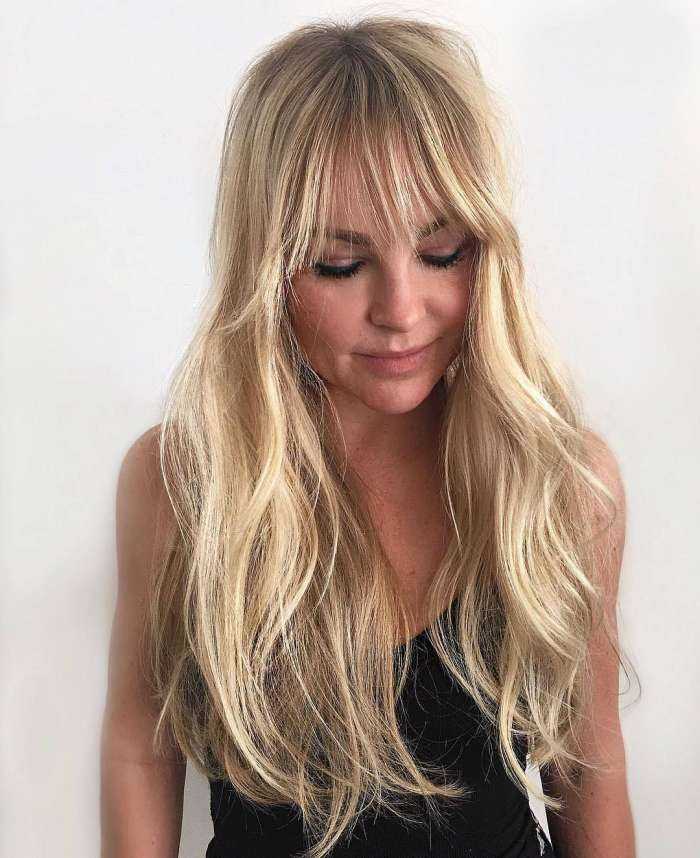 Блондинки с челкой на фото