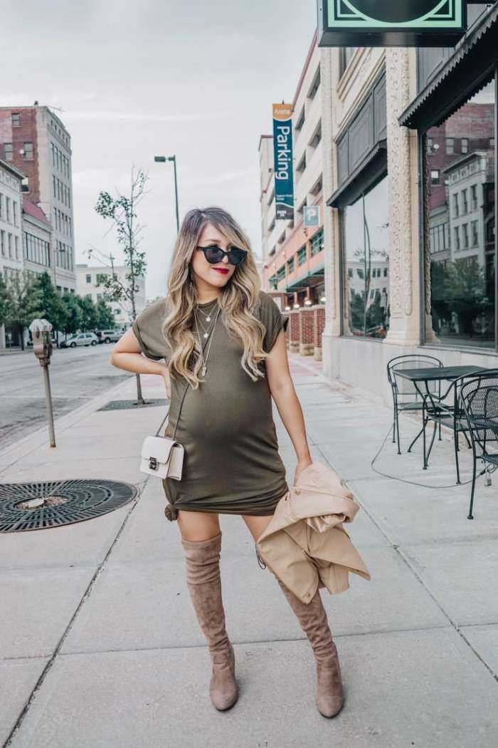 Беременные стильные девушки на фото