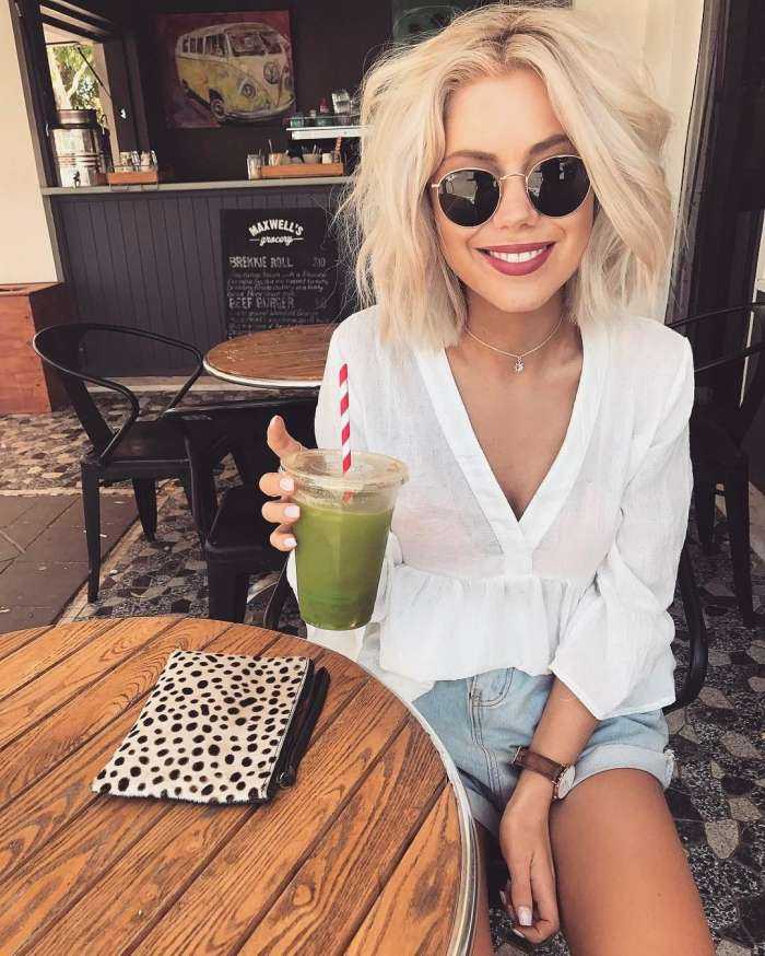 Блондинки с челкой на фото