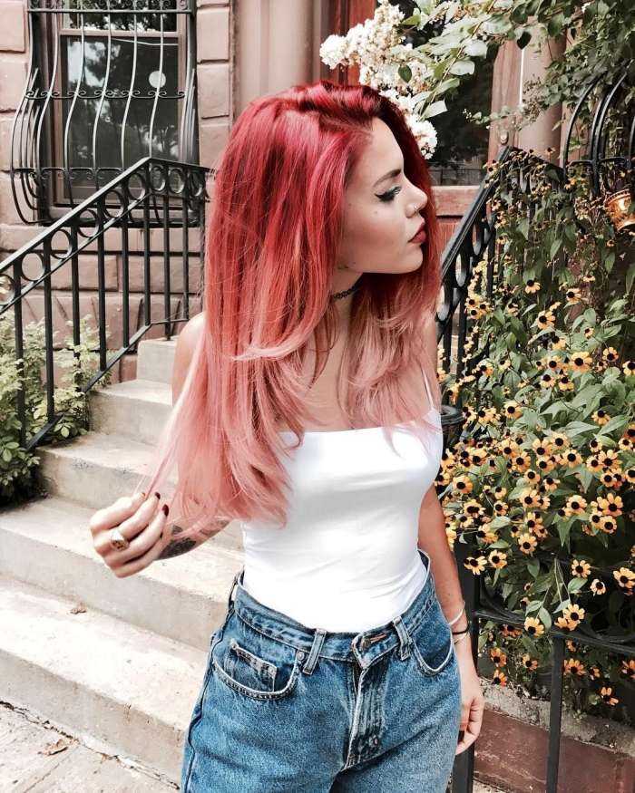 Девушки с цветными волосами на фото