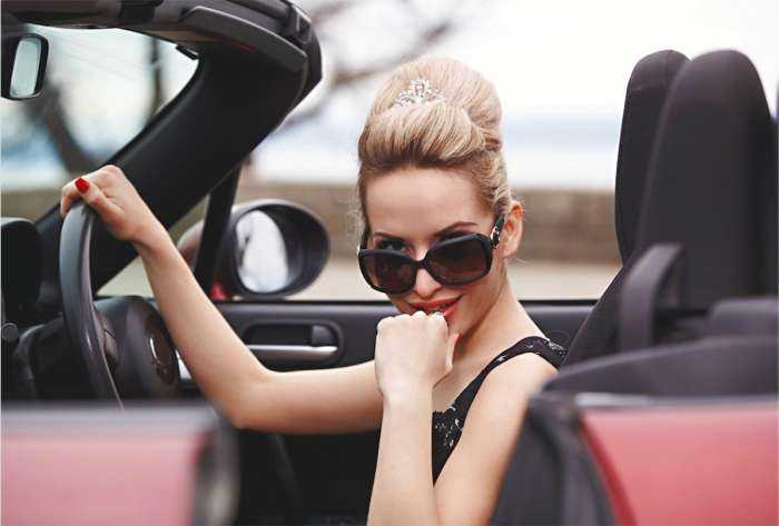 Женщины за рулем на фото
