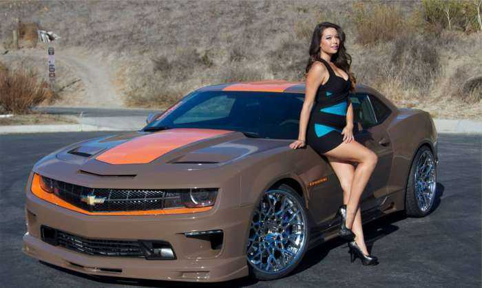 Крутые тачки и девушки на фото