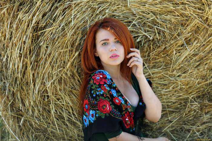 Красивые сельские девушки