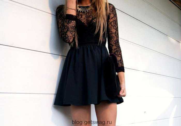 Соблазнительные девушки в обворожительных черных нарядах