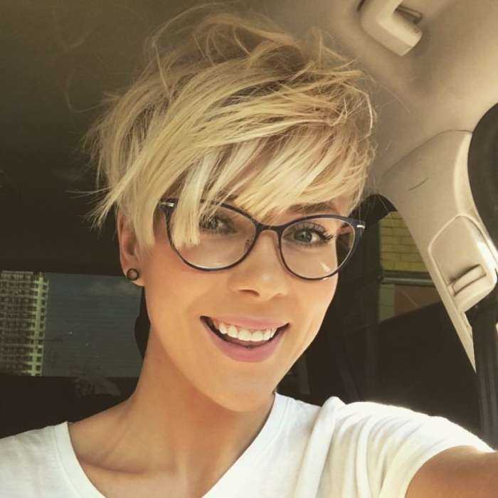 Блондинки с челкой на фото