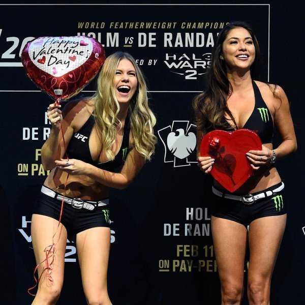 Девушки из Октагон-герлз UFC на фото