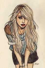 Картинки красивых нарисованных девушек на фото