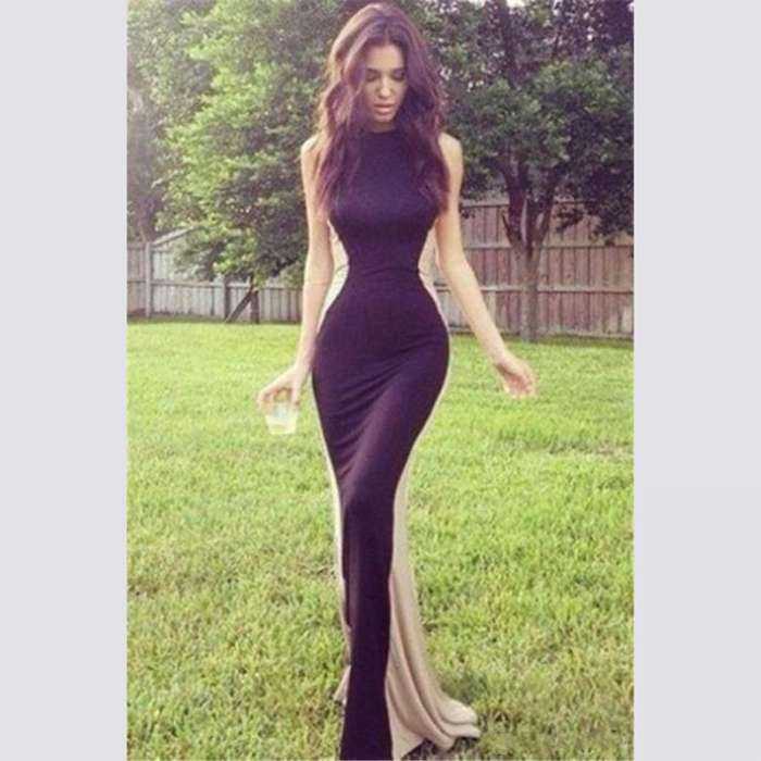 Девушки в красивых черных платьях на фото