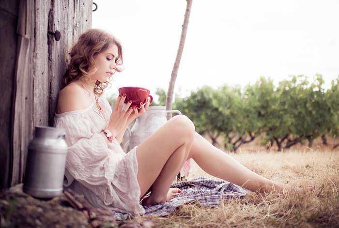 Красивые сельские девушки