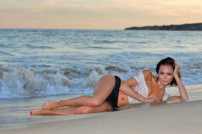 Пляжные девушки на фото