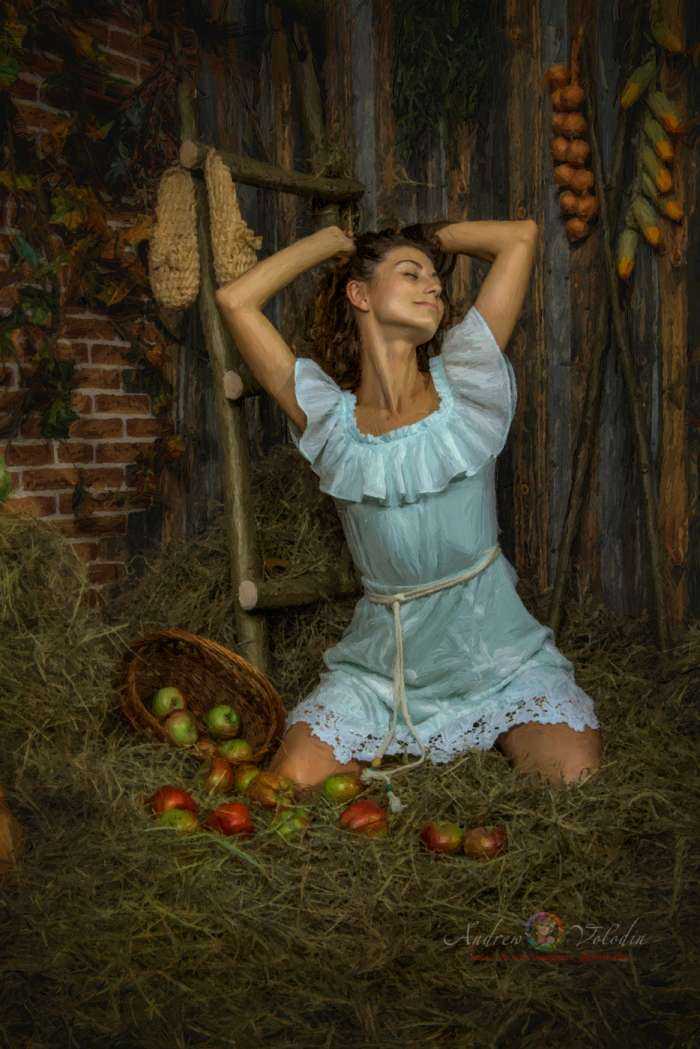 Красивые сельские девушки