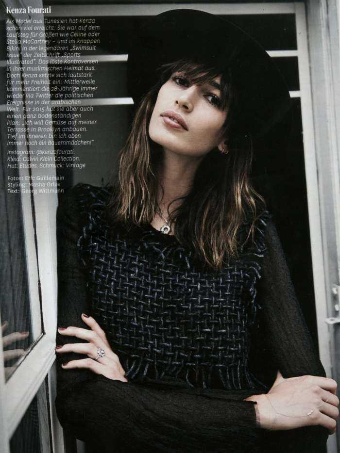 Кенза Фурати на фото