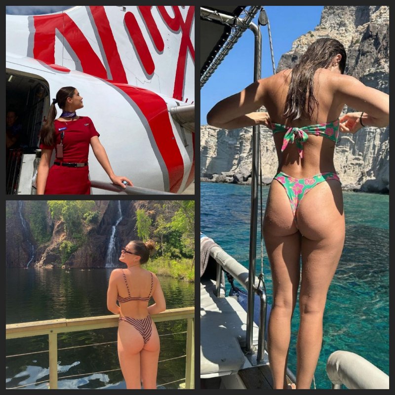 Голые стюардессы с длинными ногами