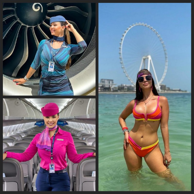 Голые стюардессы с длинными ногами