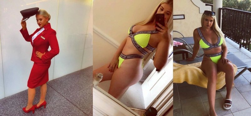 Голые стюардессы с длинными ногами