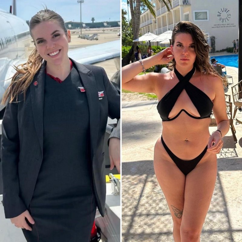 Голые стюардессы с длинными ногами